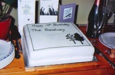 10th anniversary cake