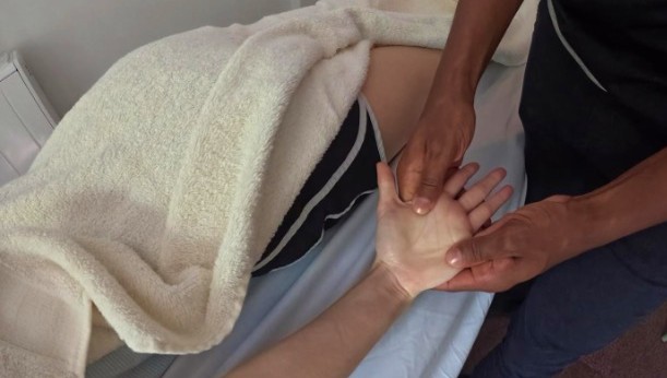 Man receiving Treatment at The Upminster Sanctuary in Essex